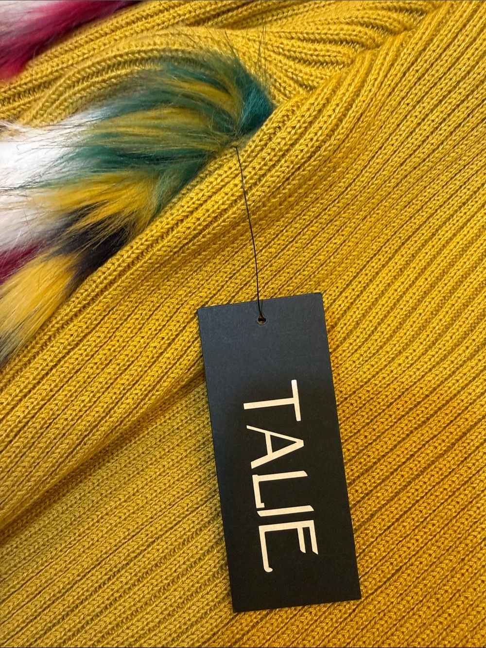 TAUE Multicolor Faux Fur Teddy Jacket - Bold Patchwork - Picture 9 of 10